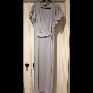 ASOS CURVE maxi wrap dress